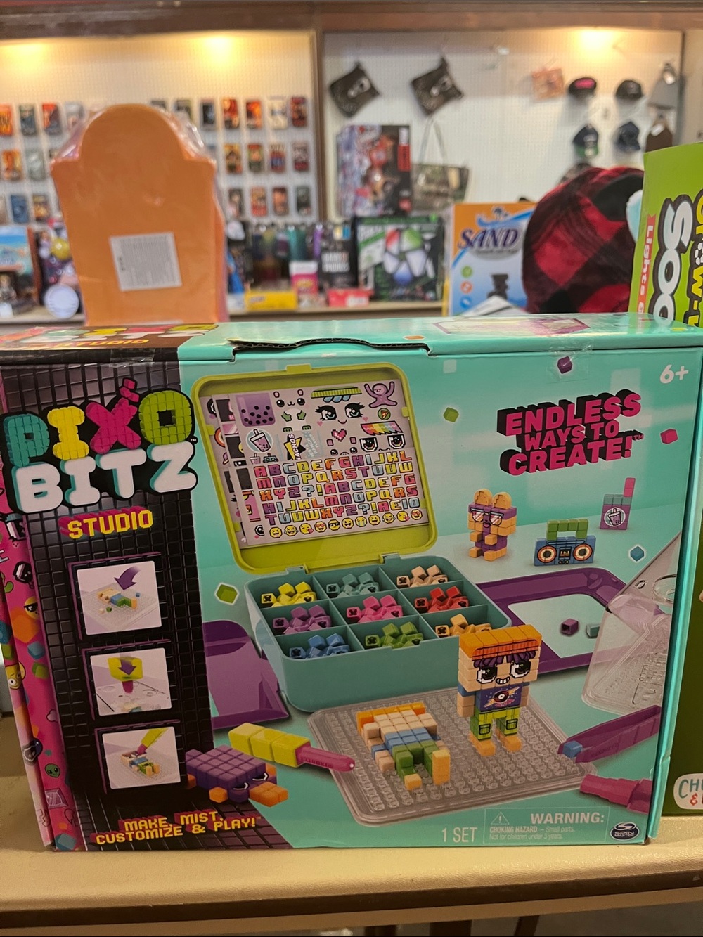 PixoBitz Studio Creative Building Set - Teal & Multicolor